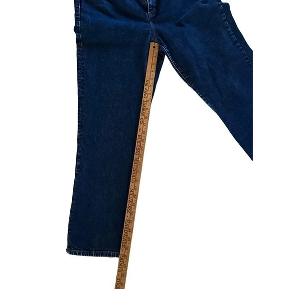 LRL Lauren Ralph Lauren Women's Blue Straight Leg Jean Size 14 - Picture 6 of 12